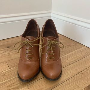 Aldo Oxford Lace-up Heel Bootie